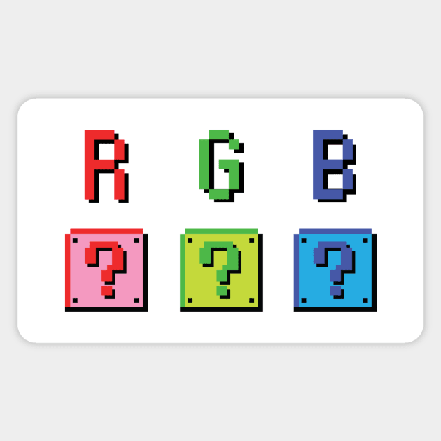 RGB Sticker by Adotreid